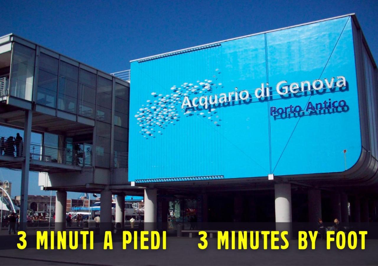Elegante Loft In Centro Storico Acquario Lejlighed Genova Eksteriør billede